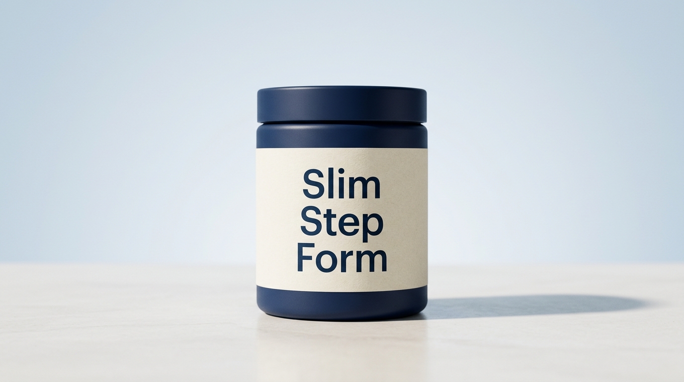 Банка Slim Step Form на світлому тлі